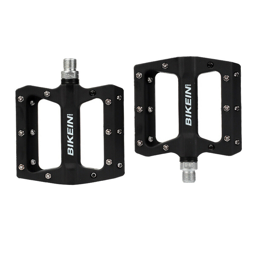 Pair Bike Pedal Anti-skid Foot Bearings Treadle Bicycle Accessories Black