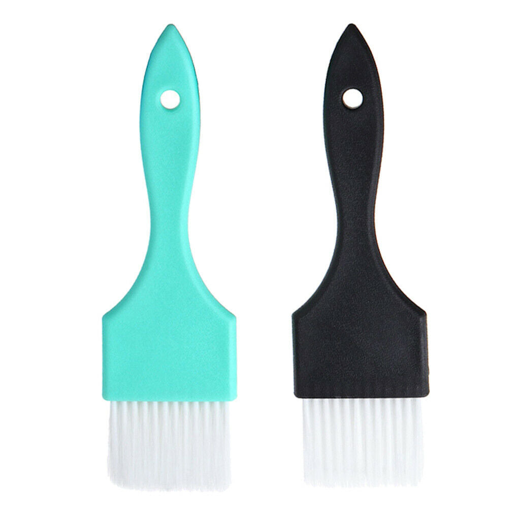 2x Hair Coloring Dye Tint Brush for Perming Chemical Treatment Blue+Black