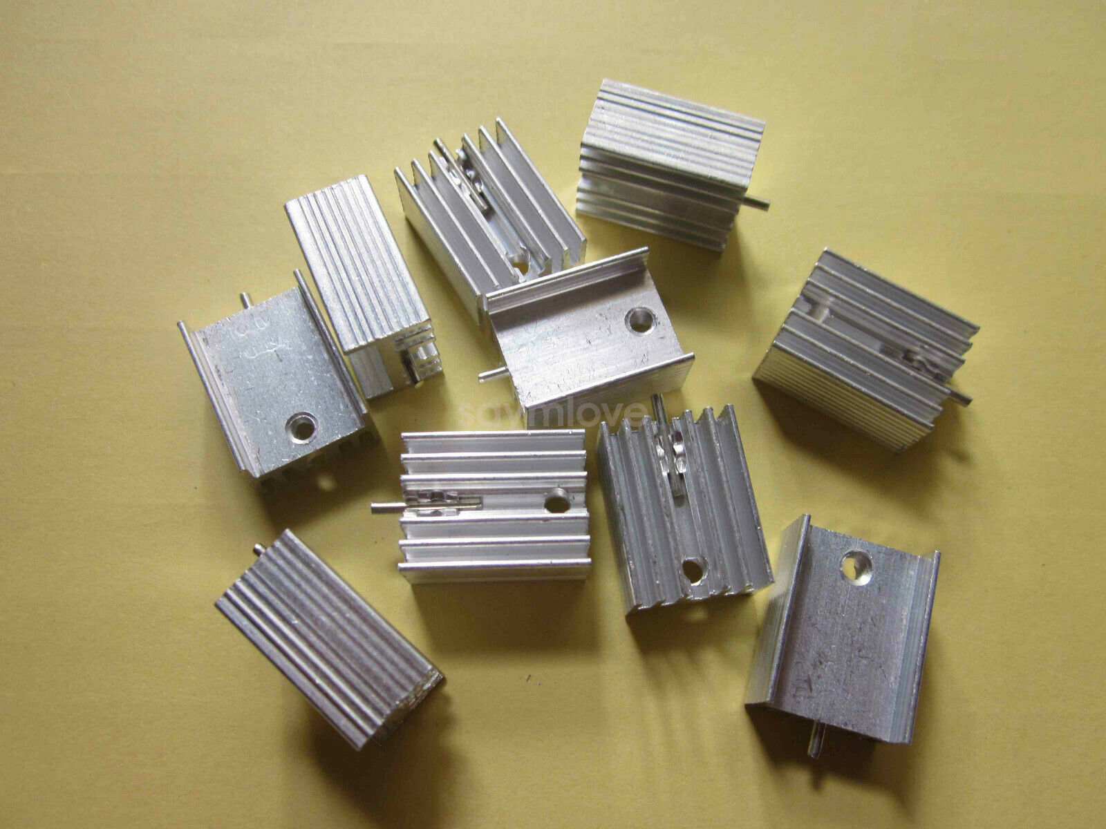 10pcs 21*15*10mm Aluminum Heatsink Radiator Heat Sink for TO-220 TO220 7805 7812