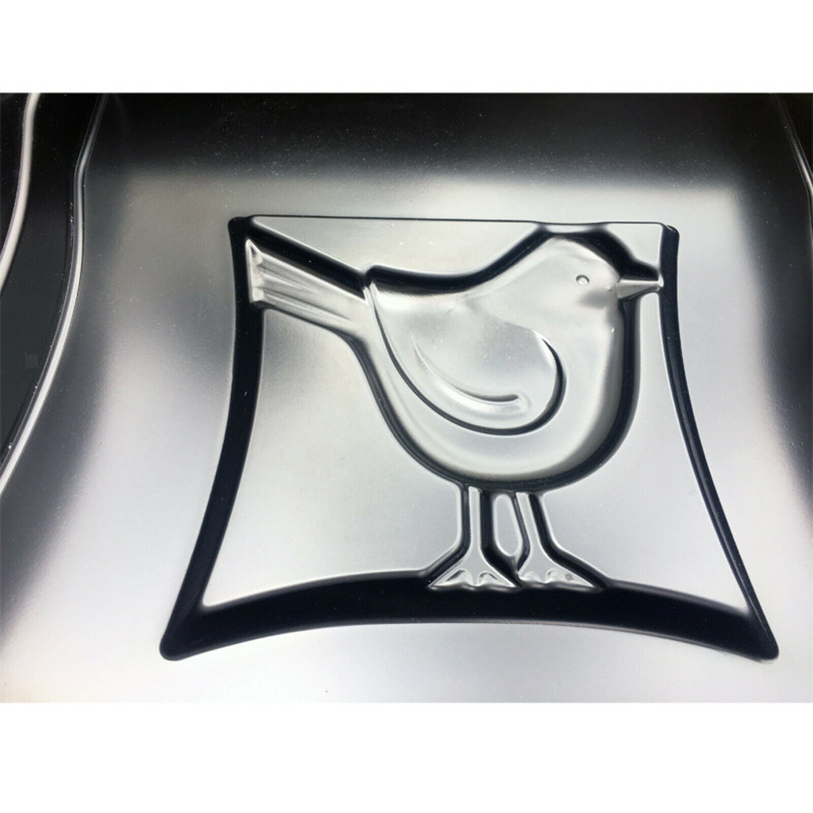 Black DIY Bench Leg Mould Bird Shaped Stepping Stone Path Pavement Paver