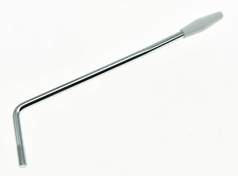 5.8mm Chrome with White Tip ST Strat Guitar Tremolo Arm Whammy Bar fits Strat