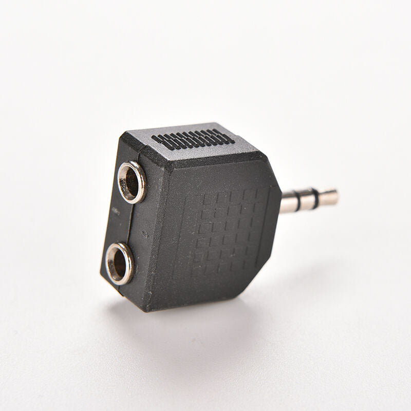 3.5mm Stereo Y Splitter Audio Adapter - 1/8" Male Plug to 2 Dual Female Ja.l8