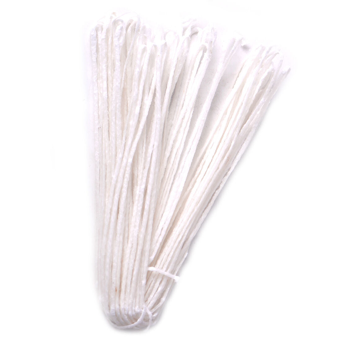 New White 10 Yard White Long Wax Candle Making Wick Flat Braided Cotton Core