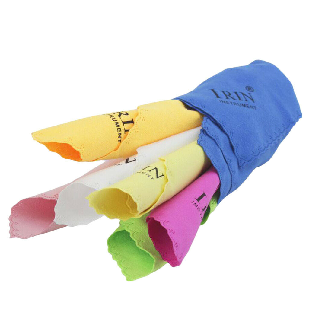 7x Multifunction Cleaning Polishing Cloth Cleaning Cloth For Guitar Violin Piano