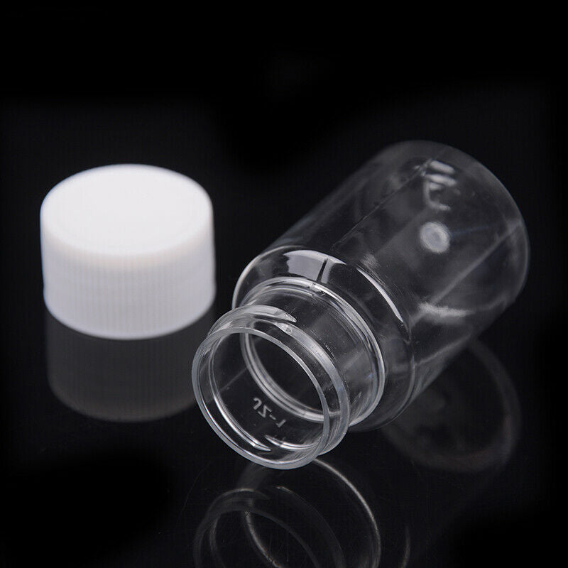 2Pcs 30ml plastic paint bottle transparent plastic bottle LDUKHGUKJ Rf