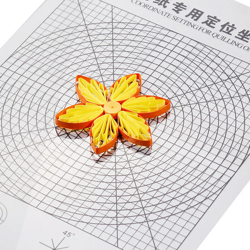 Quilling Paper Winding Plate Yan Paper Template Scrapbooking DIY Handmade.l8