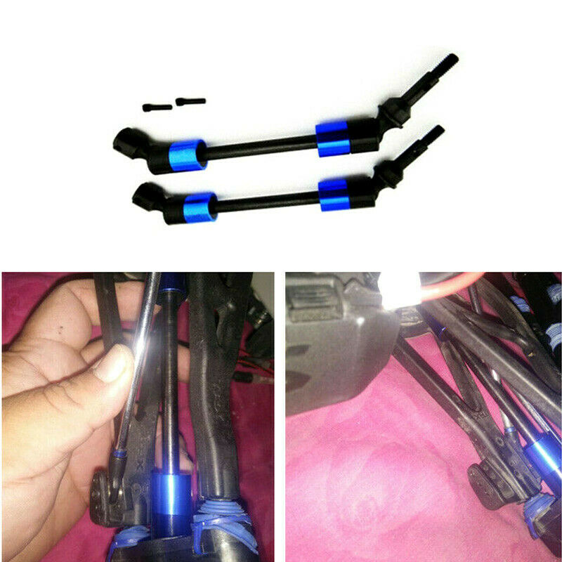Steel CVD Drive Shafts Axles for Traxxas E-Revo E-MAXX Revo 3.3 T-MAX 3.3 Summit