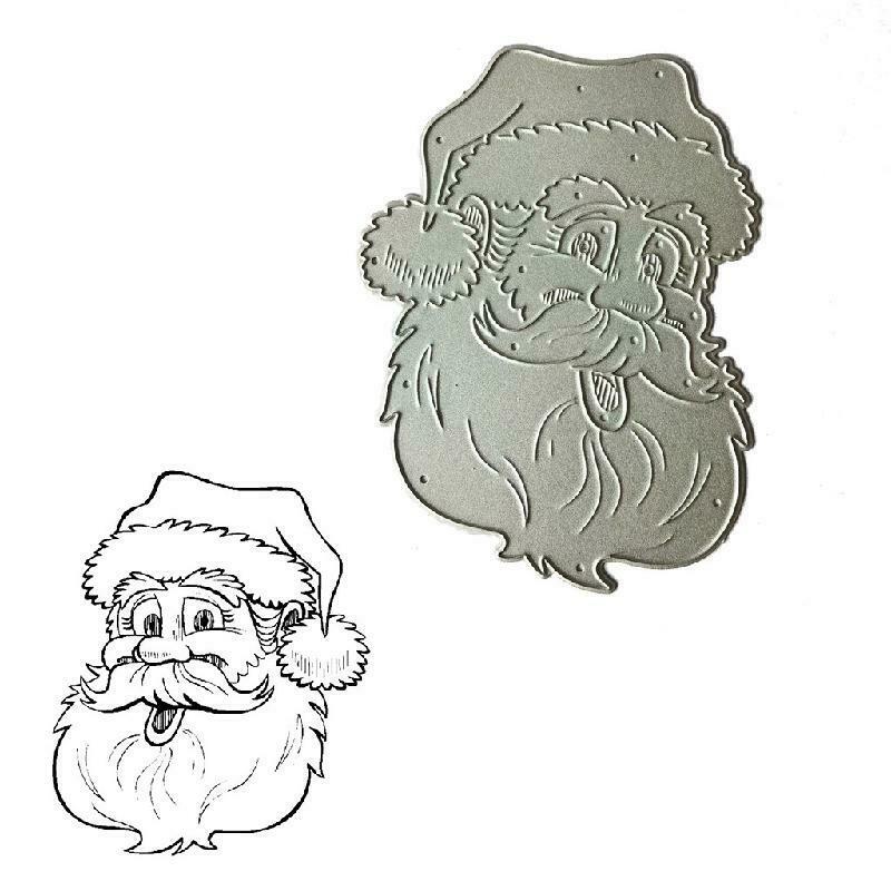 Santa Claus Metal Cutting Dies Stencil Scrapbooking DIY Album Stamp Paper Card