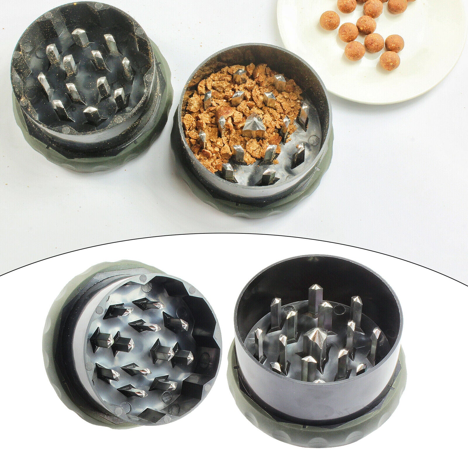 Boilie Bait Crusher Carp Fishing Lightweight Grinder Crushing Box Equipment