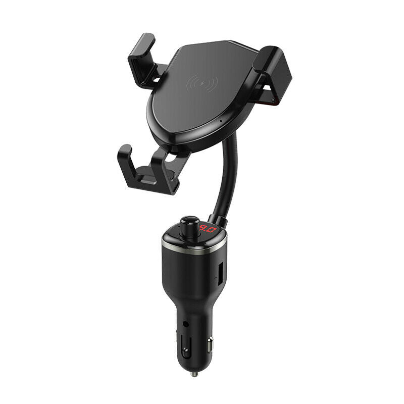 Dual USB QC3.0 Car Phone Charger Holder Bluetooth Cigarette Lighter Interface