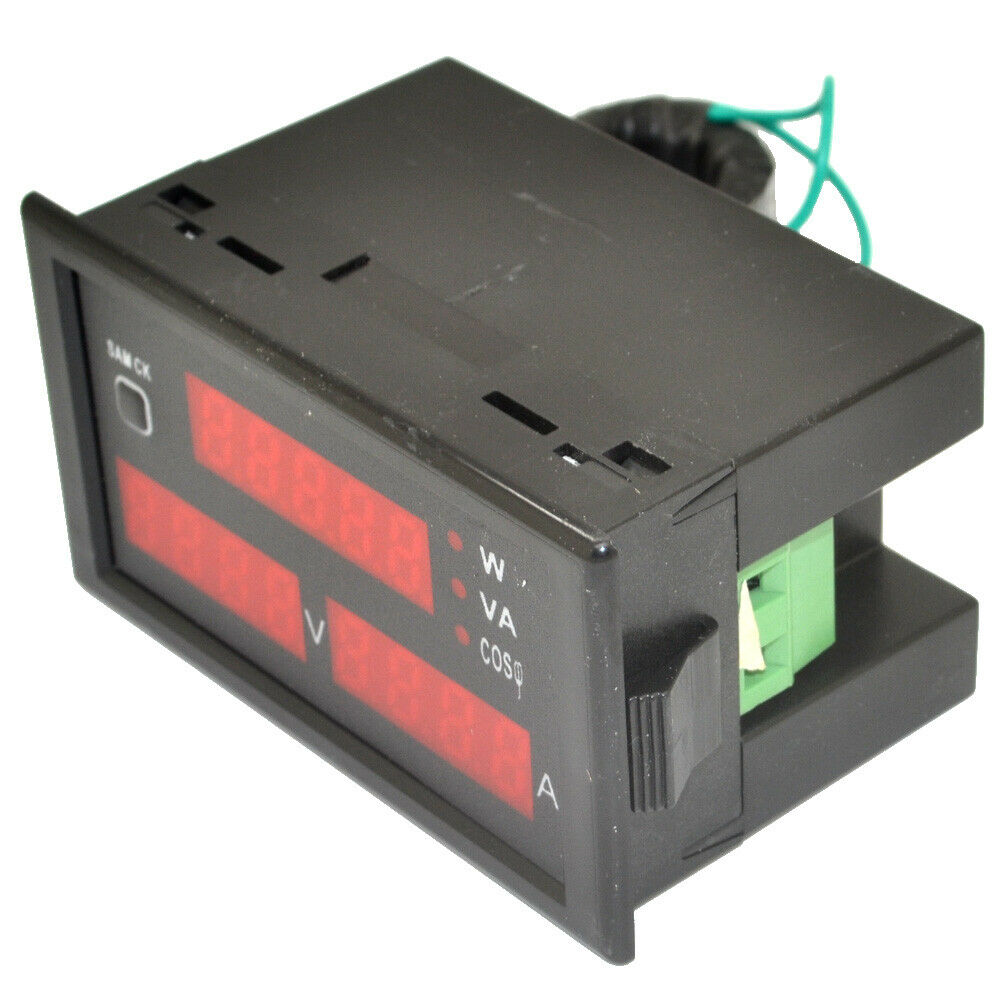 New Watt Power Meter Voltage Volt-Ampere Digital Tester Ac 110/220V80-300V0-100A