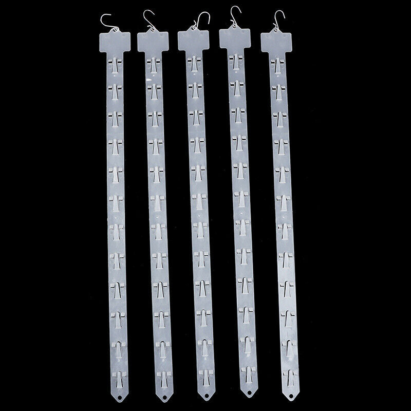 Supermarket hanging strip 12 hanging plastic food transparent hook environmen WF