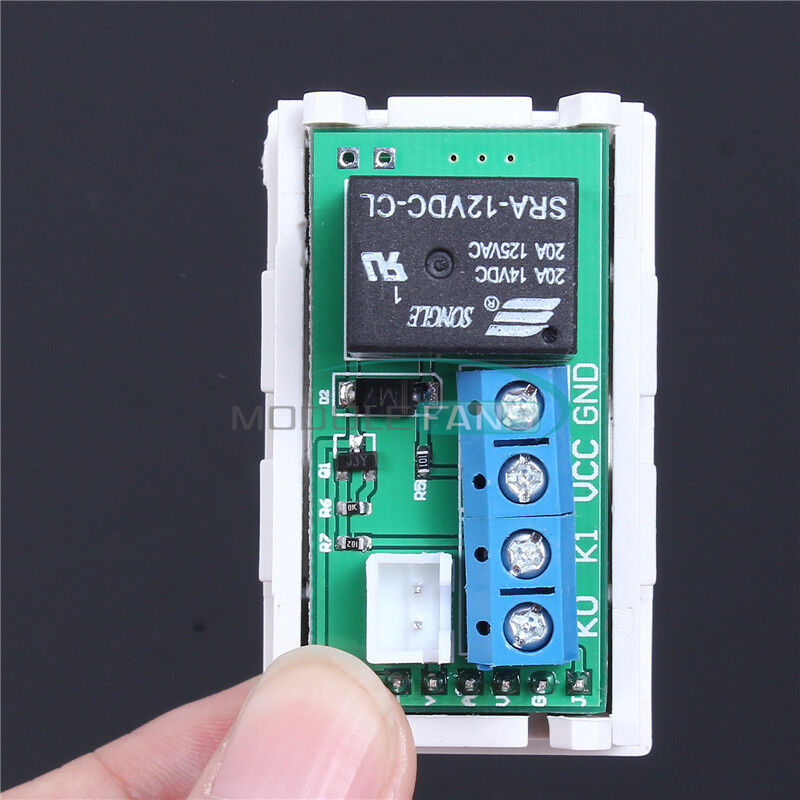 Minimum Delay Relay Module Dual LED Display Timing Cycle 18 Combinations  12V