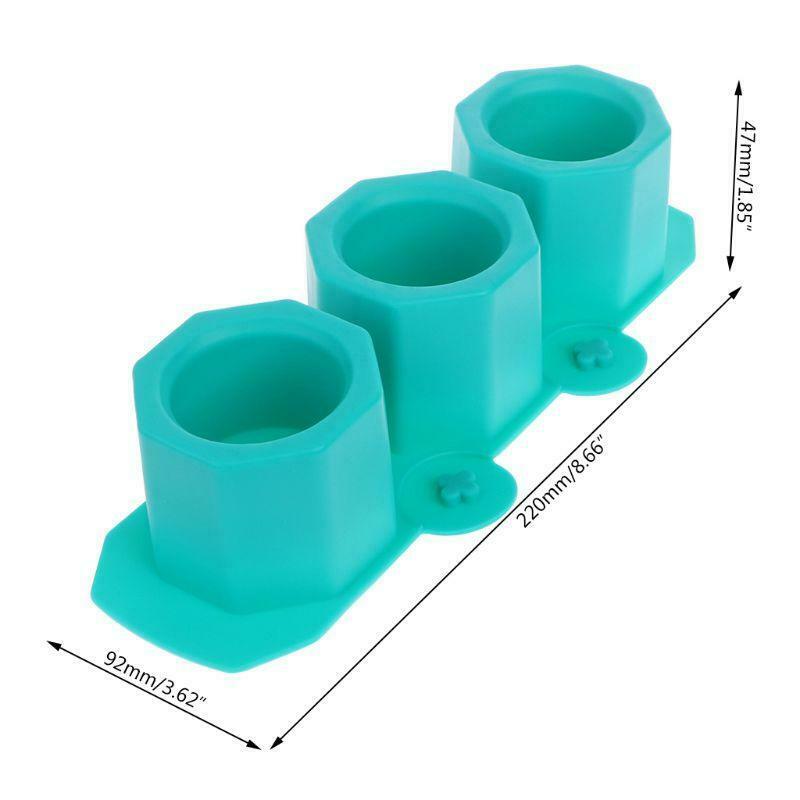 Cement Concrete Succulent Plants Cement Silicone Mold Polygonal Mould Flowerpot