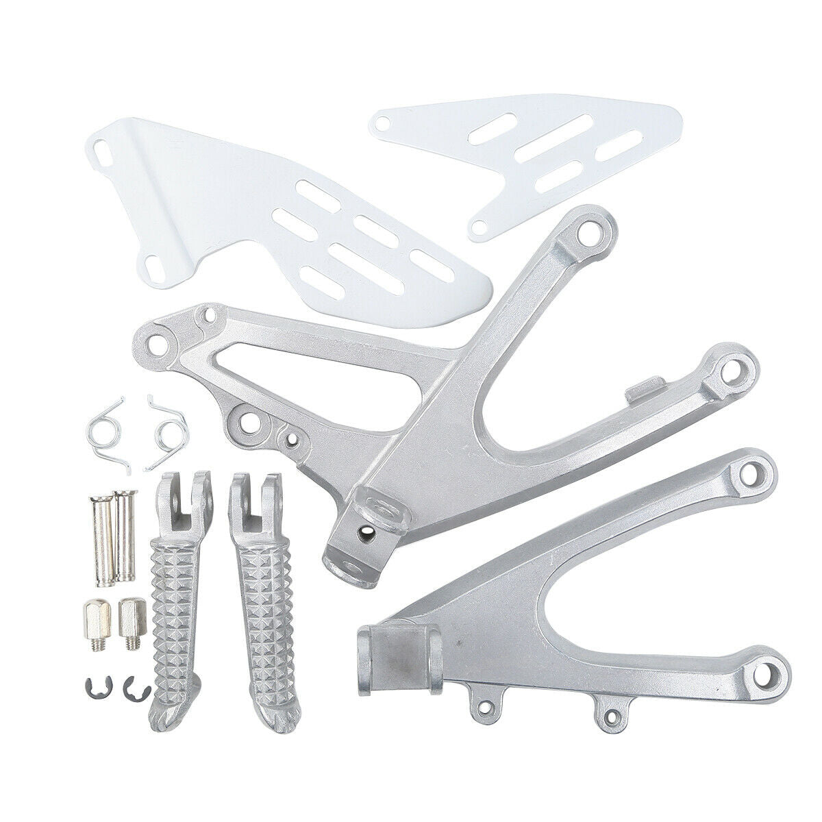 Front Foot Peg Footrest Bracket Set Fit For Yamaha YZF R1 YZF-R1 2007-2008