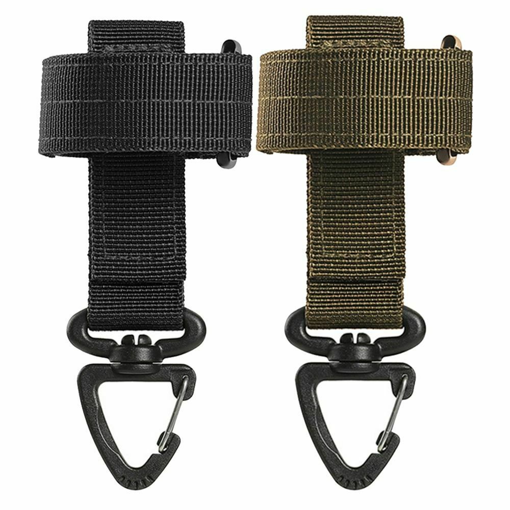 Outdoor Nylon Adjustable Safety Rope Storage Hanging Buckle Climbing Glove Hook