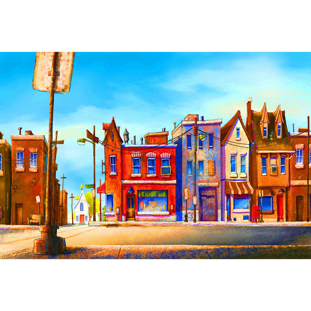 1000pcs/set DIY Streetscape Paper Puzzles Toys Mini Educational Game Jigsaw @