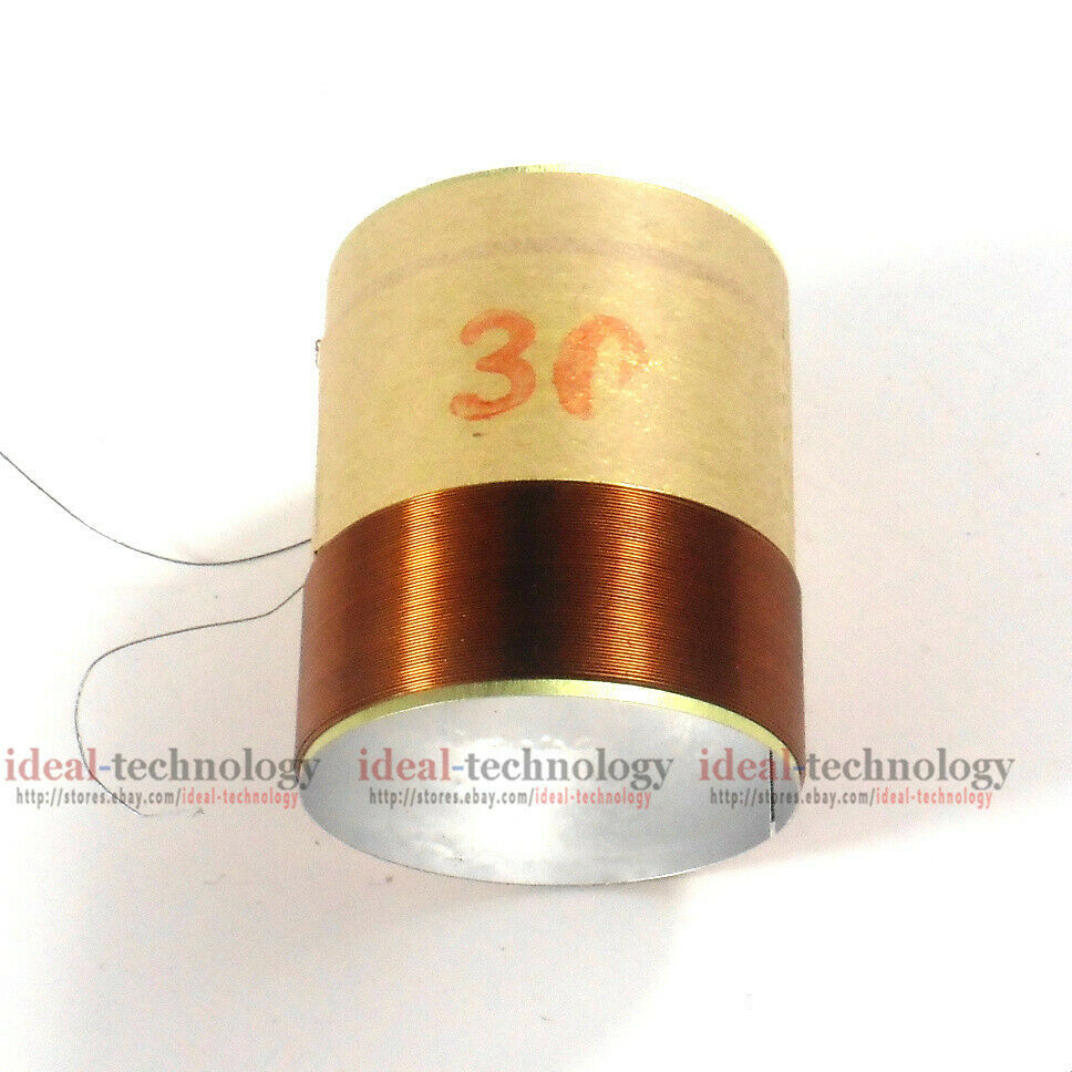 2pcs  30.5mm Voice coil Copper wire 8 Ohm For Loudspeaker Repair