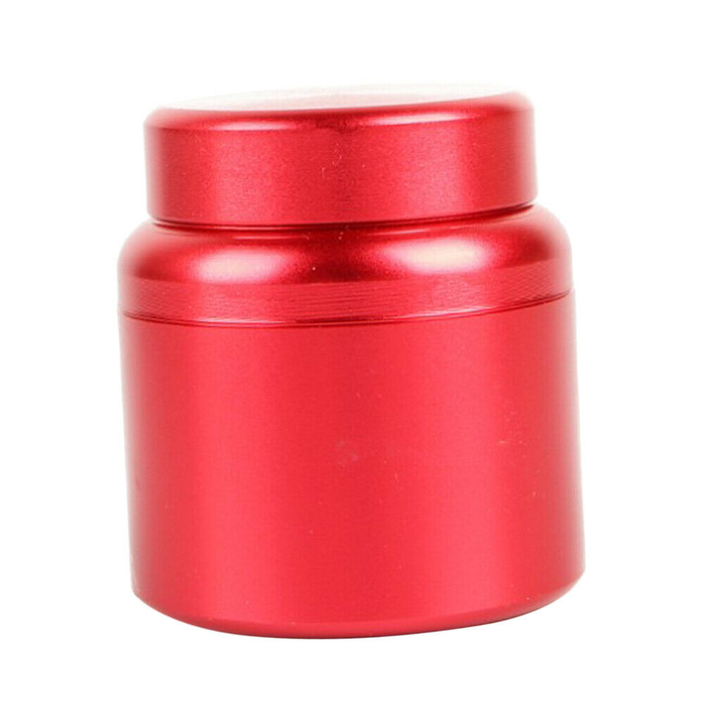 Aluminum Storage Box Coffee Tea Tins Canisters With Airtight Lids Red