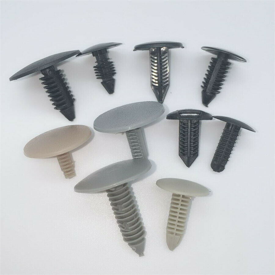 100pc Car Body Plastic Screw Fasteners Trim Moulding Clip Assortments UNIVERSAL