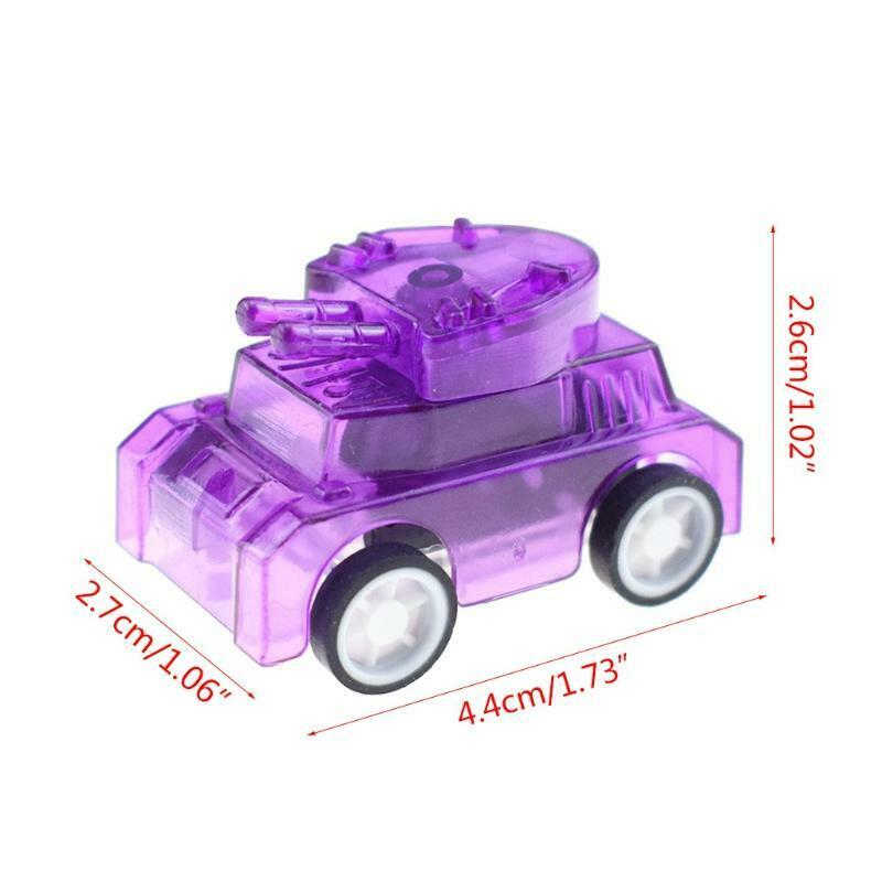 Transparent Mini Candy Color Pull Back Car for Kids Toddlers Birthday Party