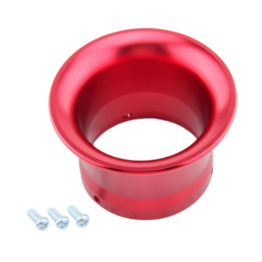 50mm 2'' Air Filter Velocity Stack Funnel for PWK24 PWK26 PWK28 Carburetor, Red
