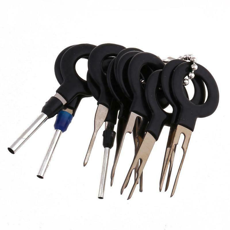 11 Pcs Car Terminal Removal Tool Kit Wiring Connector Pin Release Extractor