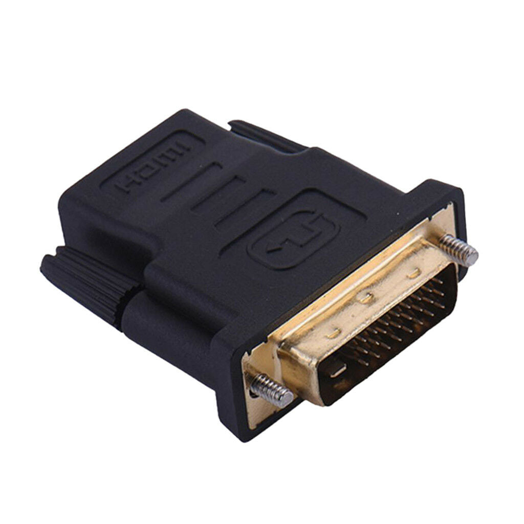 DVI-D Male (24+1pin) to HDMI Female (19-pin) Adapter Converter for HDTV