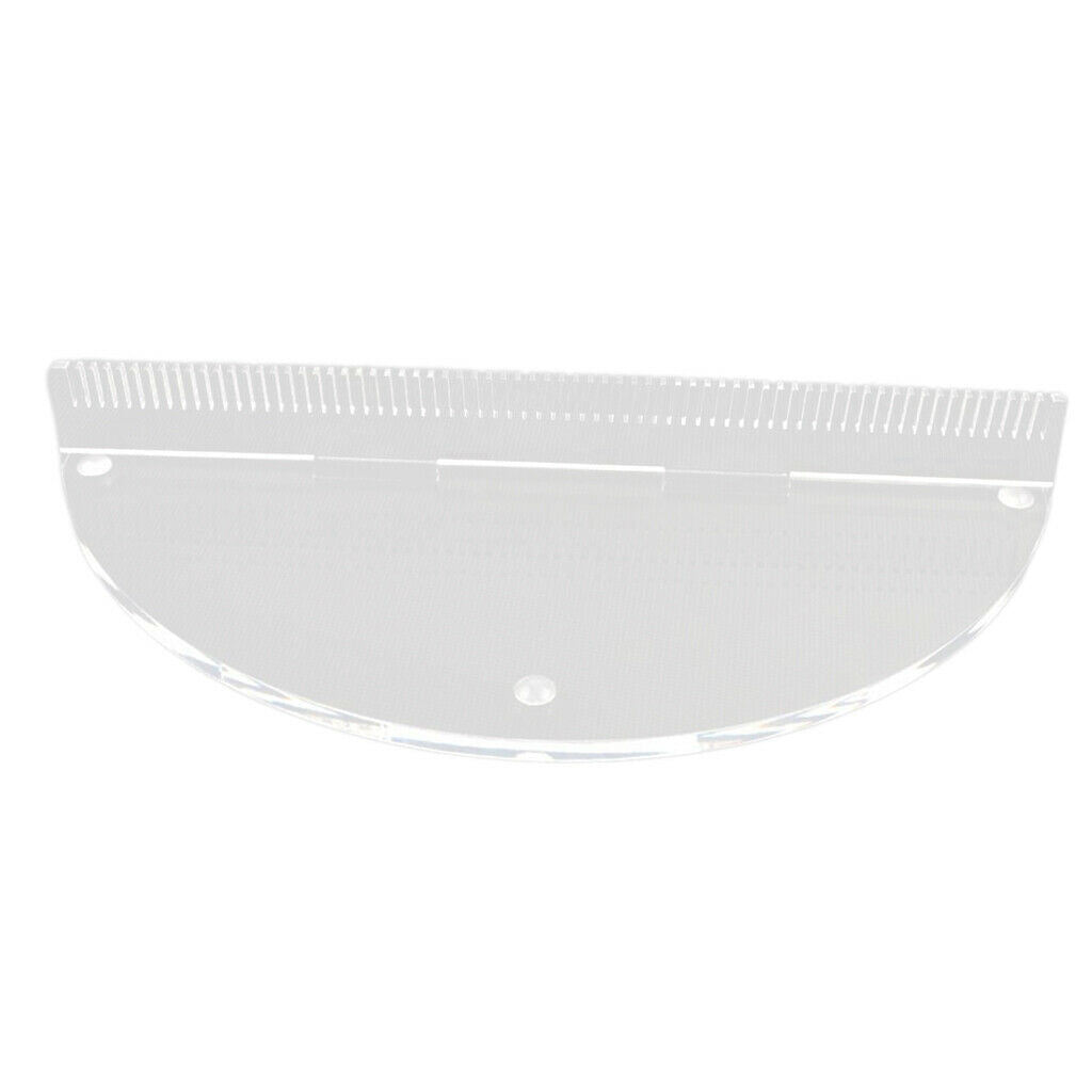 Clear SPA Hair Extensions Hair Strands Weft Holder Board Plate for Braiding