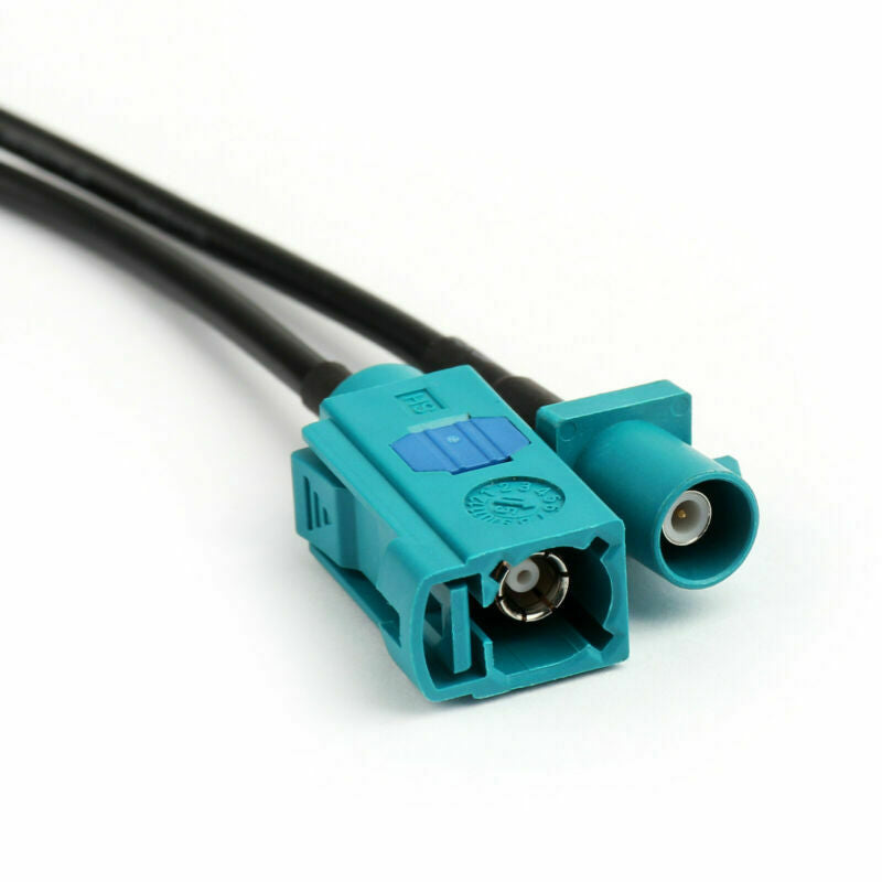 4x RCA Jack to Universal Fakra "Z" Male & Female Jack Pigtail RG174 20cm  UA