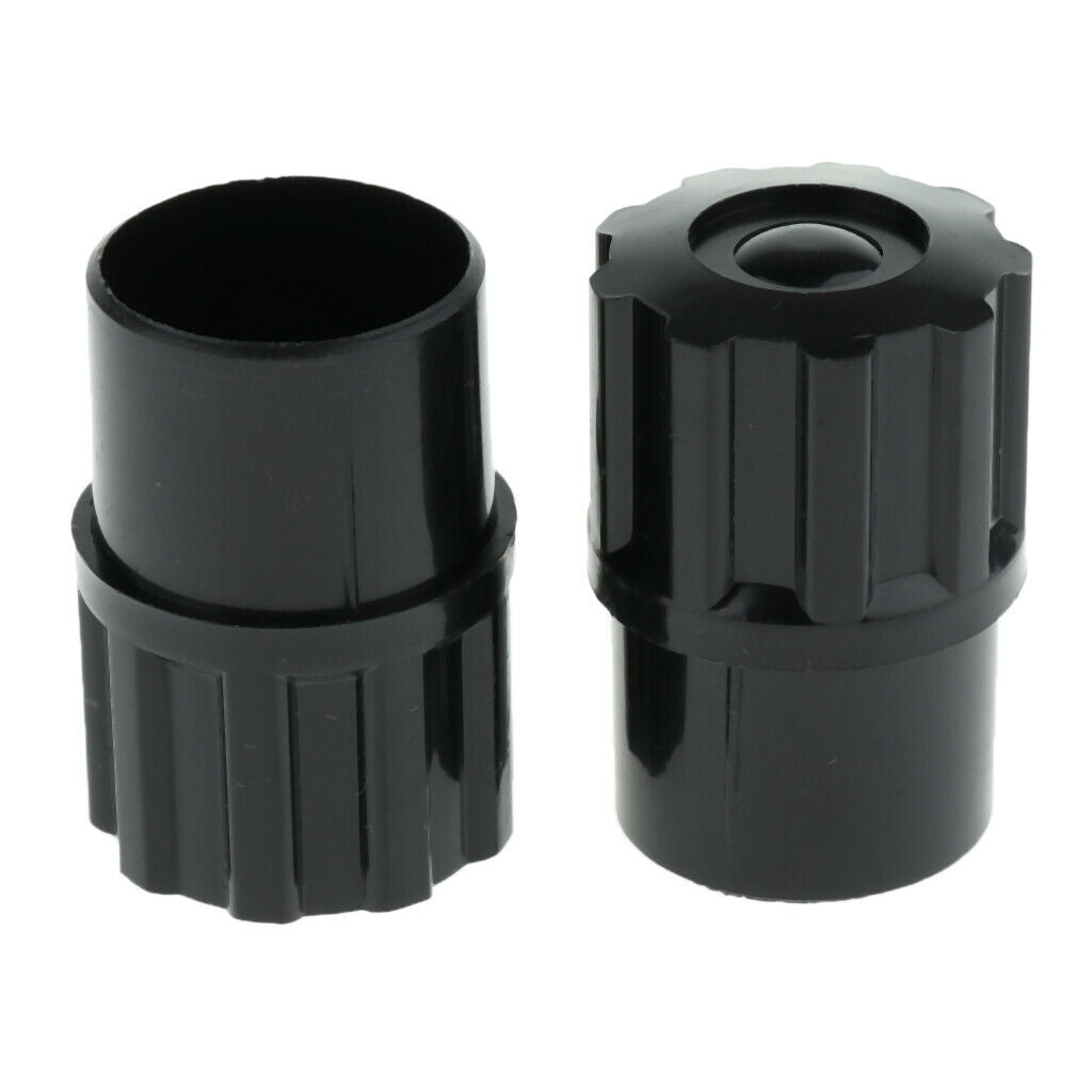 2-piece black mouthpiece for soprano / alto saxophone metal part