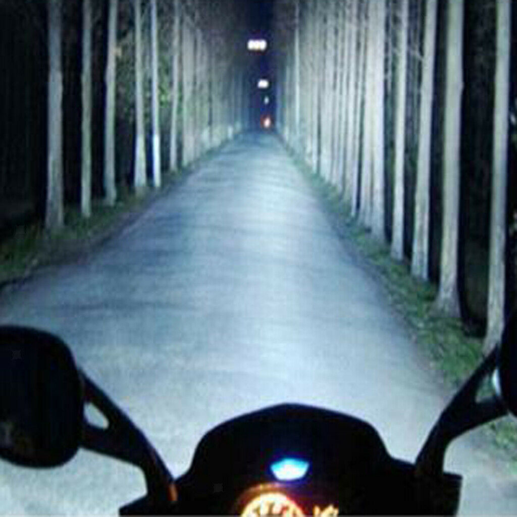Lots 2 White LED Motorcycle Headlight 10W for Scooter Motorbike ATVs UTVs