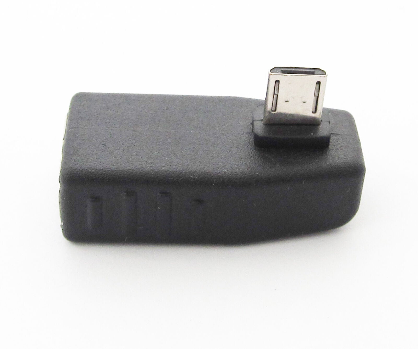 50x Left Angle Micro 5pin USB Plug Male To USB 2.O Female OTG Adapter Connector