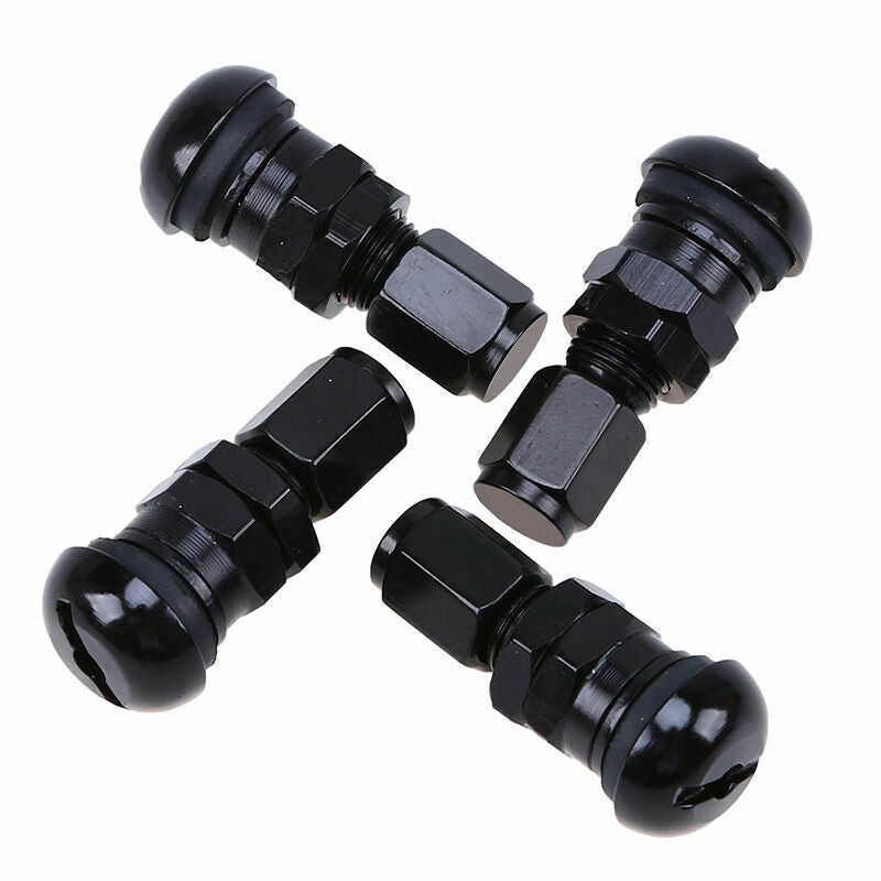 4X Car Wheel Tyre Tire Bolt-in Stem Valve Dust Caps Airtight Tubeless