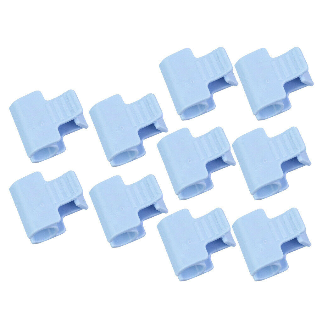 20x Greenhouse Clamps Plant Fram Cover Sunshade Net Fixing Clips 6 Diameter