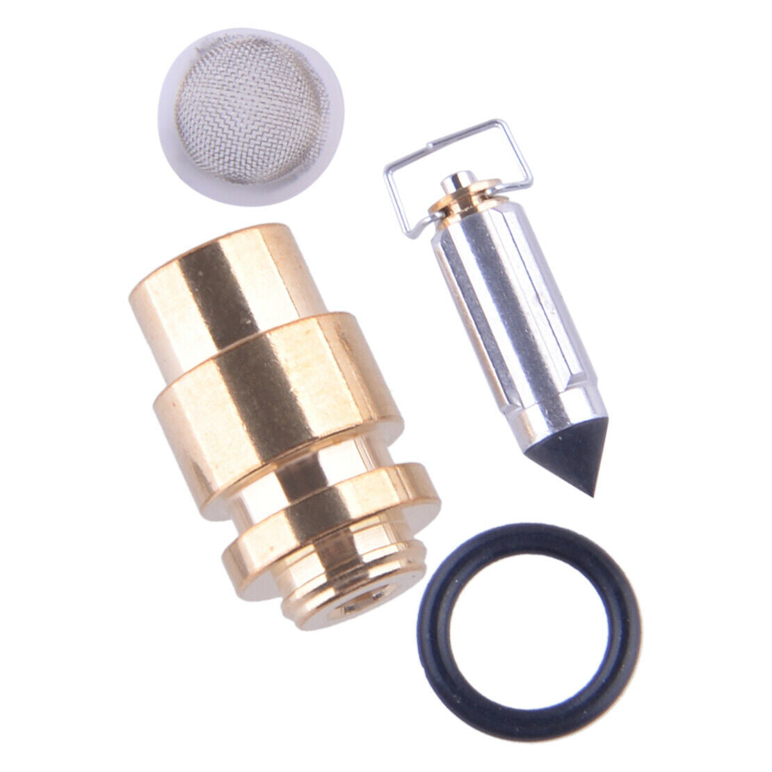 4 Kit Carburetor Float Valve Needle Seat Fit For Yamaha FZ700 FZX700 FZ750 S/SC