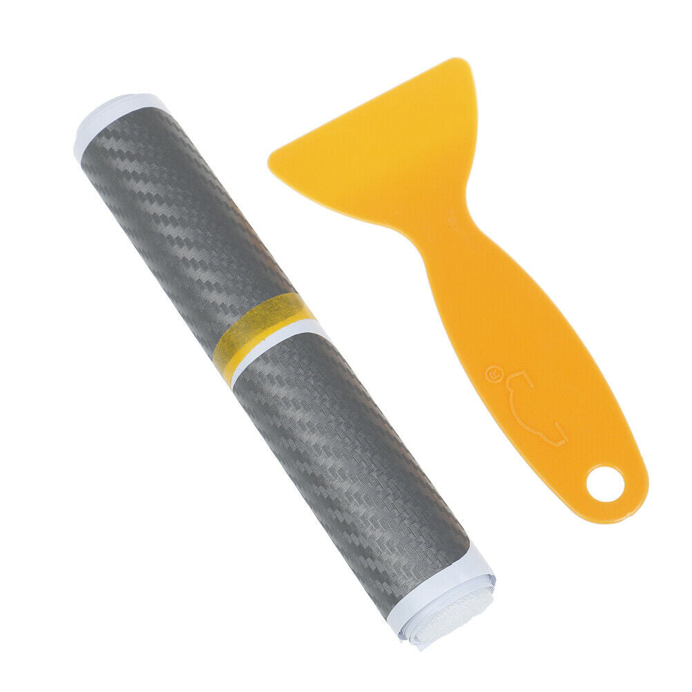 4Pcs Gray color car door sill scuff  pedal protect carbon fiber st.l8