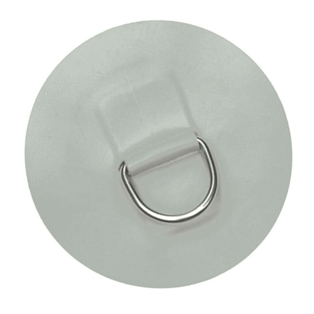 Gray 4 '' D-ring Pad Patch Fitting For Repair Of Dinghy Kayak