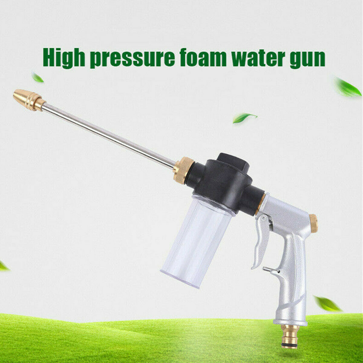 Aluminum Alloy Power Washer Water Gun Spray Nozzle Car Wash Garden Cleaning Tool