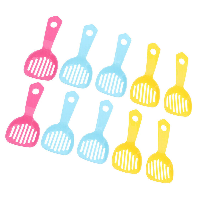 10x Classical Plastic Pet Mat Litter Scoop Hamster Poop Scooper for Hamster