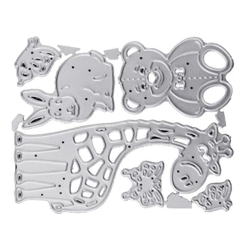 Bear Butterfly Bunny Metal Cutting Dies Stencil DIY Scrapbooking Album Template