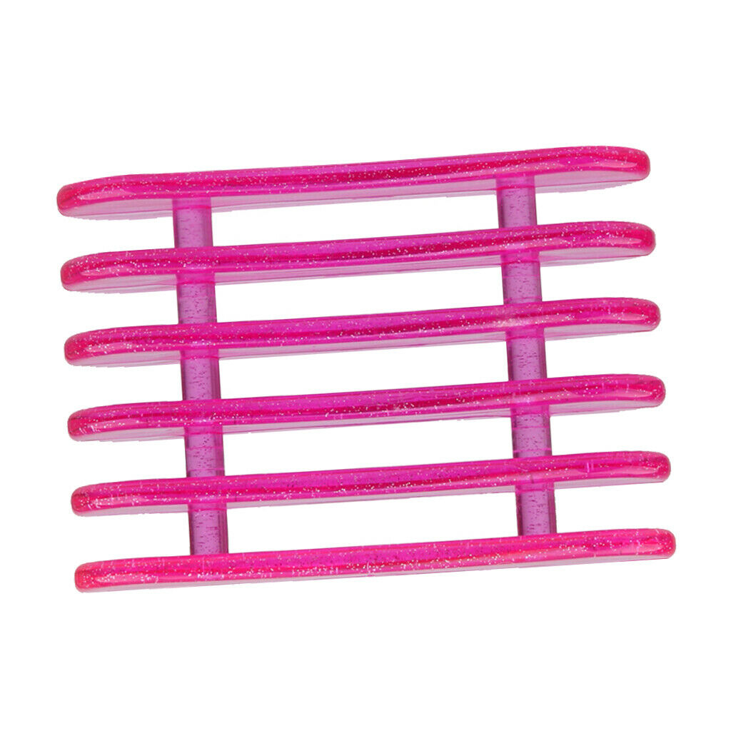 New Nail Art Makeup Craft Brush Pen Rest Stand Holder Pink Acrylic DIY Tool