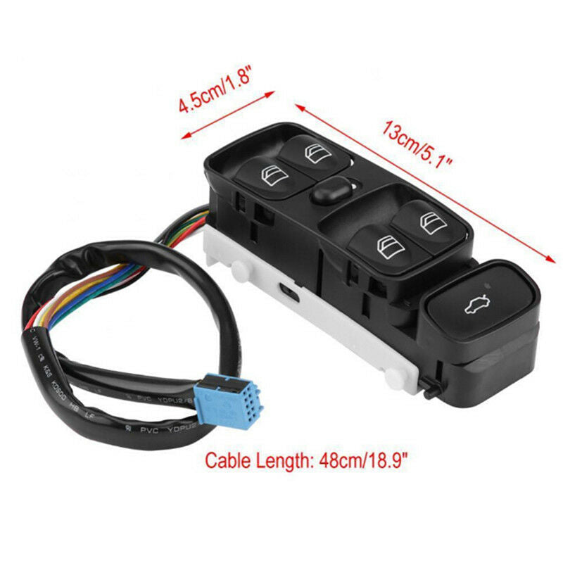 Power Master Window Switch for Mercedes W209 CLK320 CLK500 03-09 A2098203410BDA