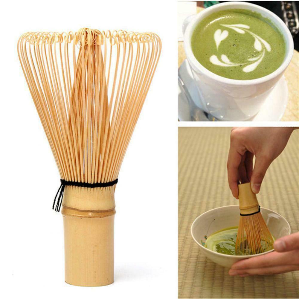 Japanese Bamboo Teaware Matcha Green Tea Powder Whisk 75-80 Prongs Chasen