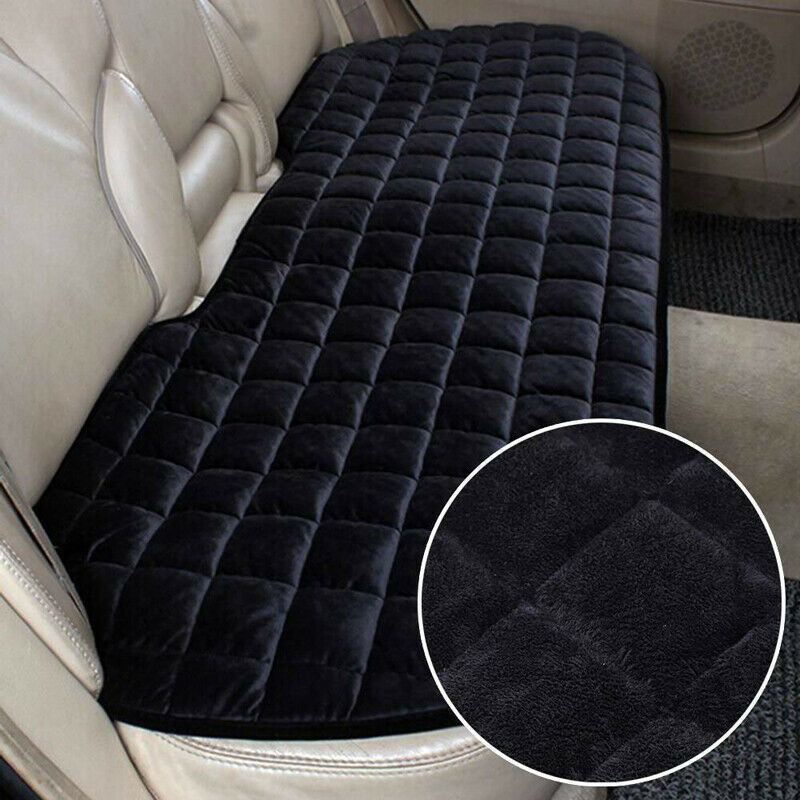 1PCS Plush Car SUV Second Row Rear Seat Cover Cushion Protector Non-slip Pad Mat