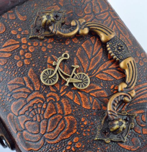 50pcs bicycle pendants Retro Alloy Handmade Jewelry accessories 25X20mm