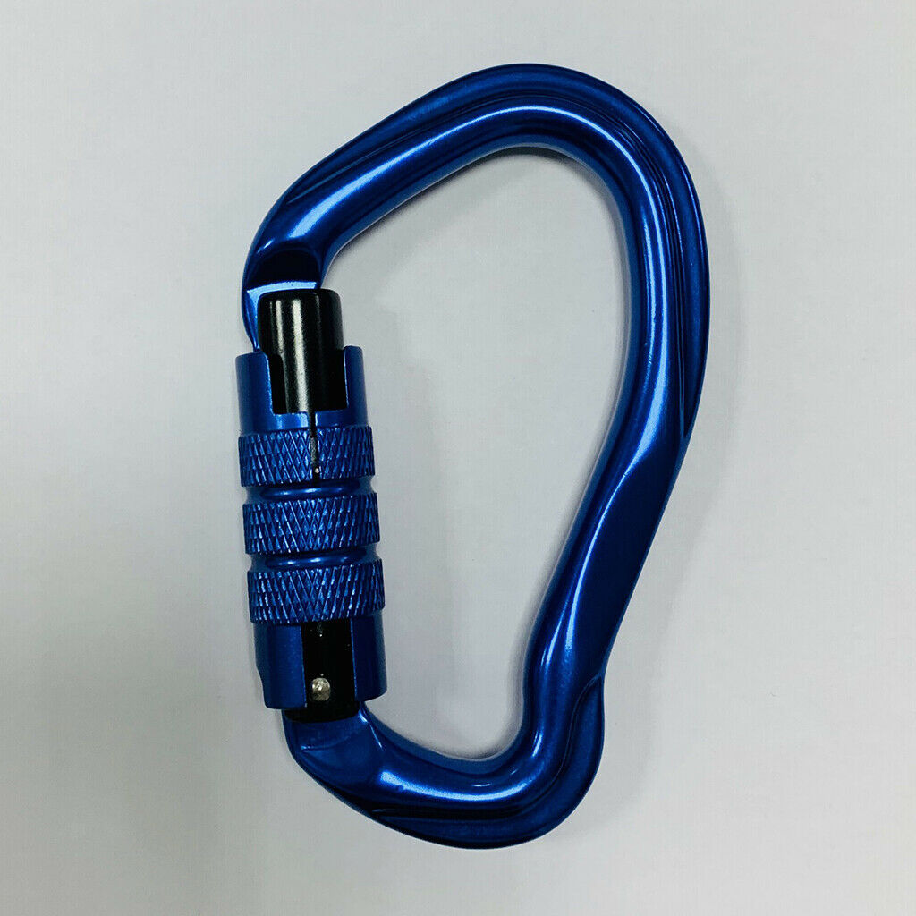 23KN Twist Gate Auto Locking Carabiner for Climbing Caving Rappelling
