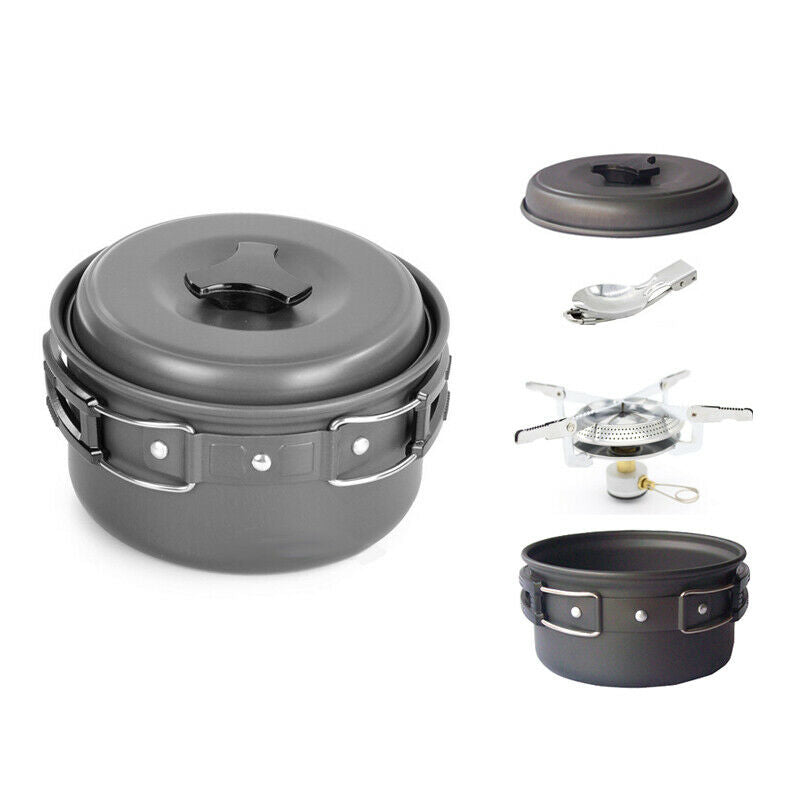 Foldable Cooking Pot Quality Cookware Cooking Utensils Pan for Outdoor Camping