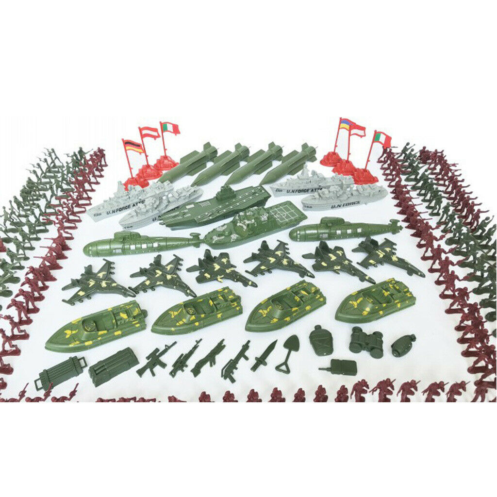 37pcs 4cm  Army Soldiers Toys Men's Play Set for