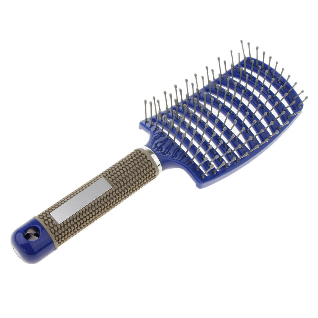 3pcs Curved Vented Styling Hair Brush, Detangling Long Thick Curly Hair Massage